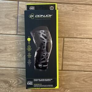DONJON Performance Webtech Knee Brace (Black/Large) NEW open Box